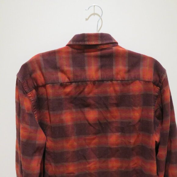 PENDLETON Mason Red Plaid Cotton Flannel Button Down Shirt Country Western Sz M - Picture 11 of 15